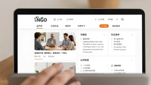 NGO website and service information